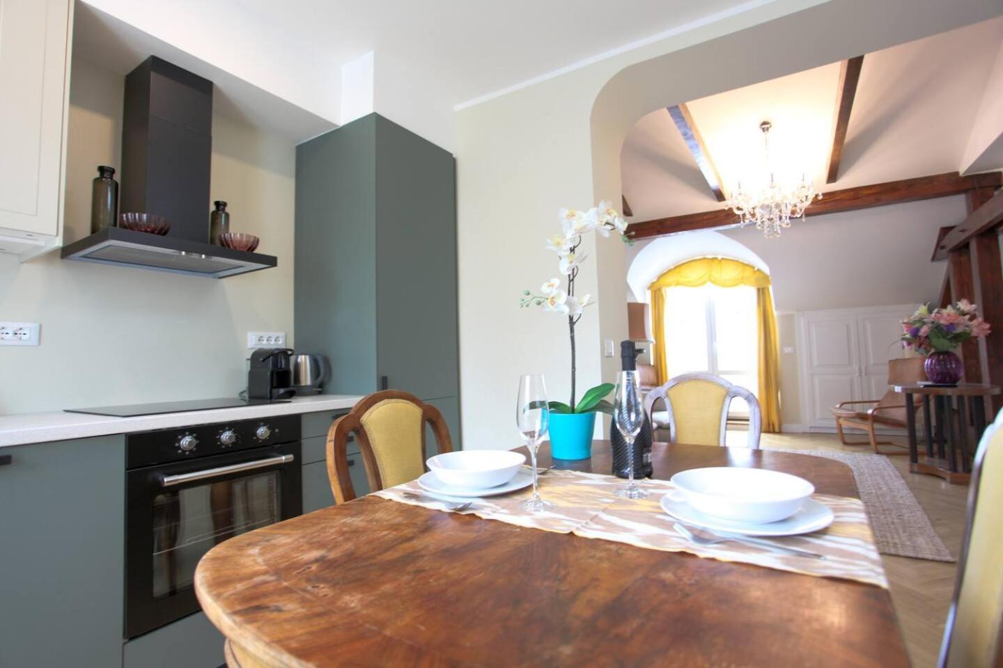 Charles Bridge Unique Maisonette Apartment Prag